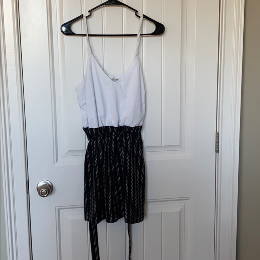 V-neck Romper w/ Belt